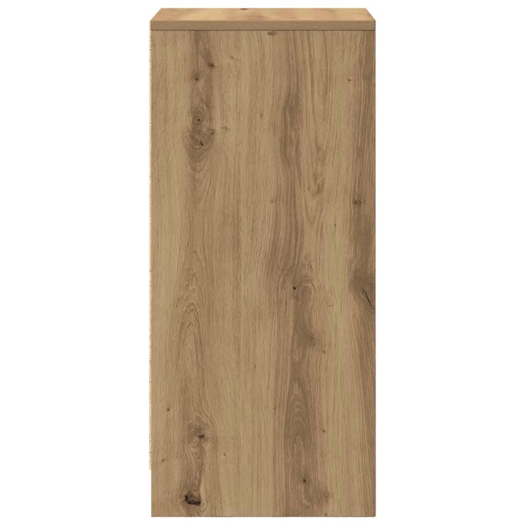 vidaXL Komoda Artisan Dąb 29,5x34x76 cm Drewno klejone