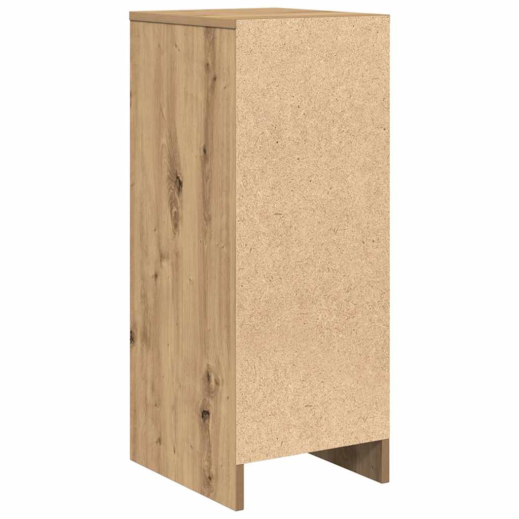 vidaXL Komoda Artisan Dąb 29,5x34x76 cm Drewno klejone