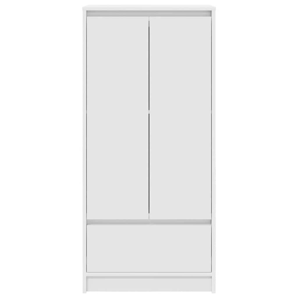 vidaXL Szafka z szufladą Biała 55,5x34x119,5 cm Drewno klejone