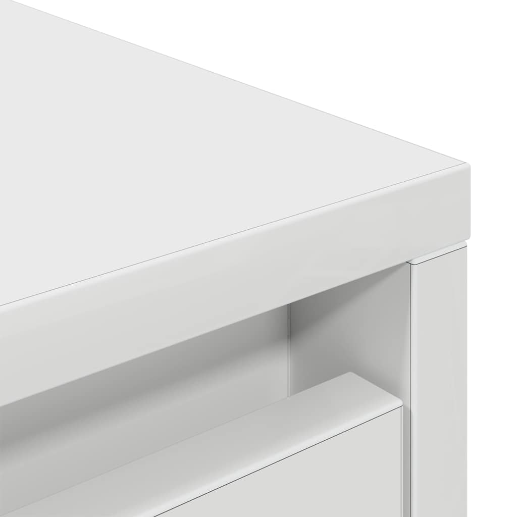 vidaXL Szafka z szufladą Biała 55,5x34x119,5 cm Drewno klejone