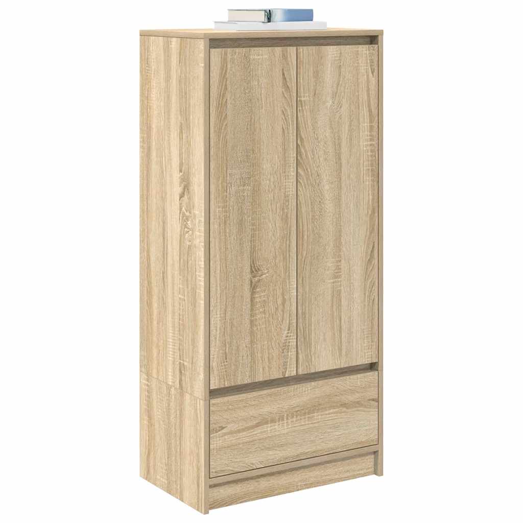 vidaXL Szafka z szufladą Dąb Sonoma 55,5x34x119,5 cm Drewno klejone