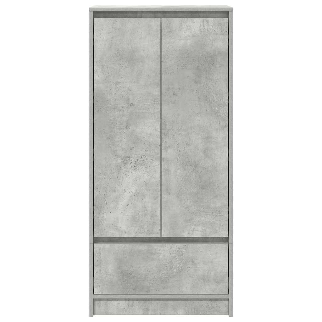 vidaXL Szafka z szufladą Beton Szary 55,5x34x119,5 cm Drewno klejone
