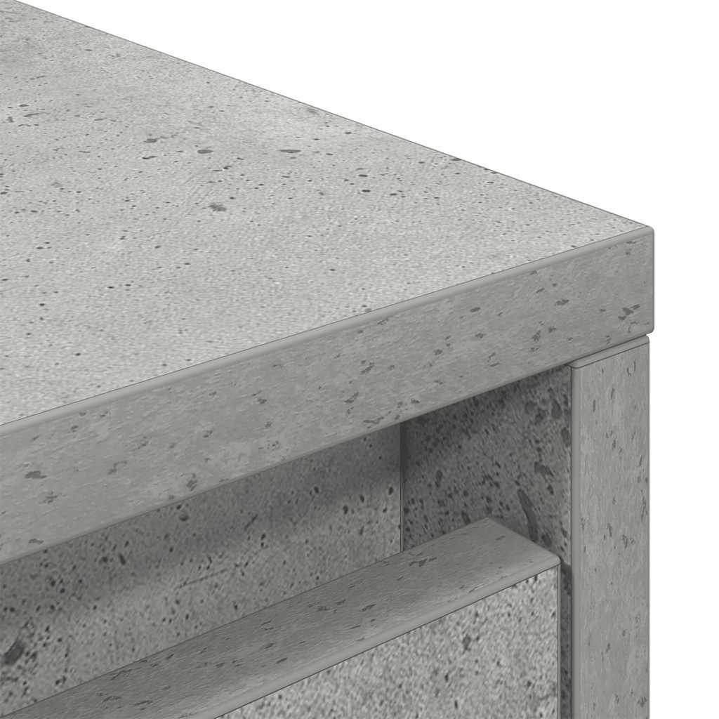 vidaXL Szafka z szufladą Beton Szary 55,5x34x119,5 cm Drewno klejone