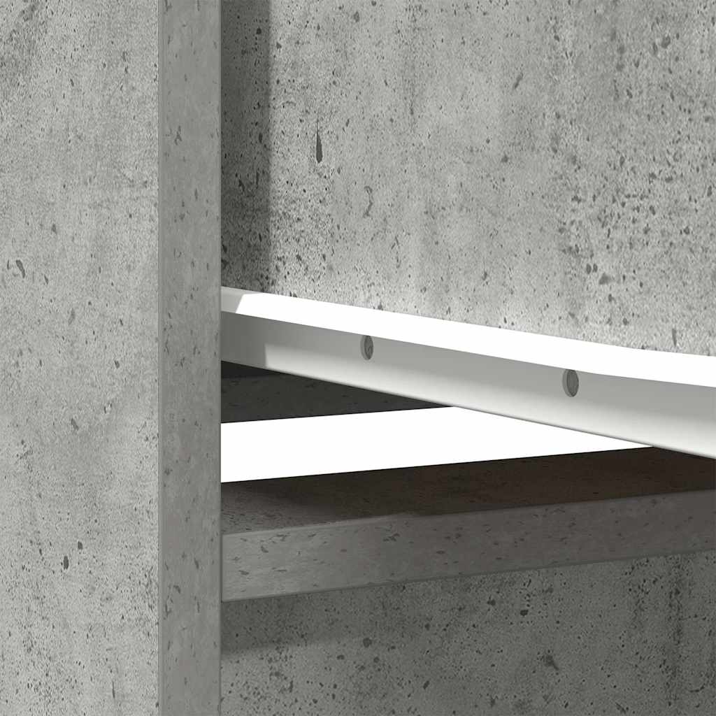 vidaXL Szafka z szufladą Beton Szary 55,5x34x119,5 cm Drewno klejone