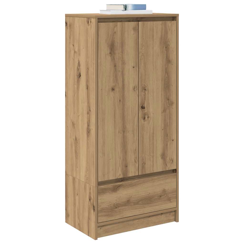vidaXL Szafka z szufladą Artisan Oak 55,5x34x119,5 cm Drewno klejone
