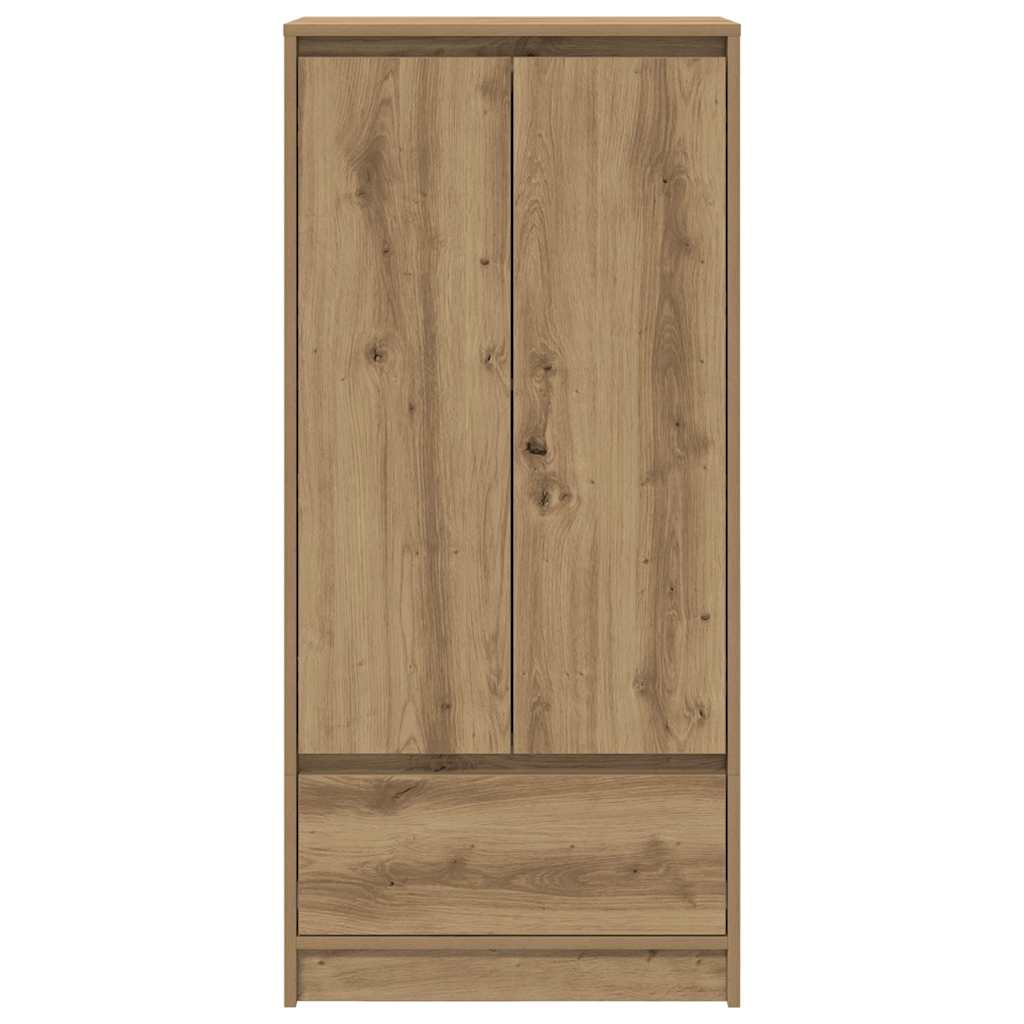 vidaXL Szafka z szufladą Artisan Oak 55,5x34x119,5 cm Drewno klejone
