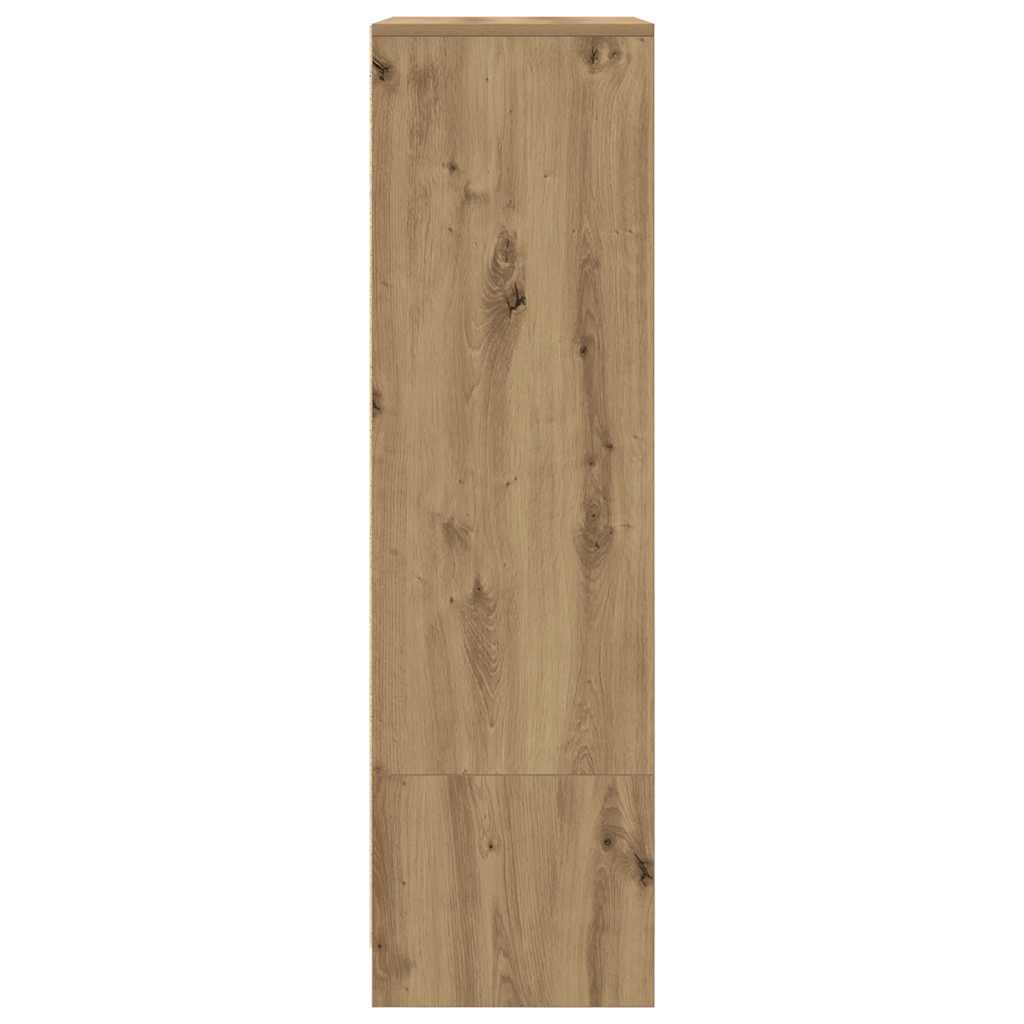 vidaXL Szafka z szufladą Artisan Oak 55,5x34x119,5 cm Drewno klejone