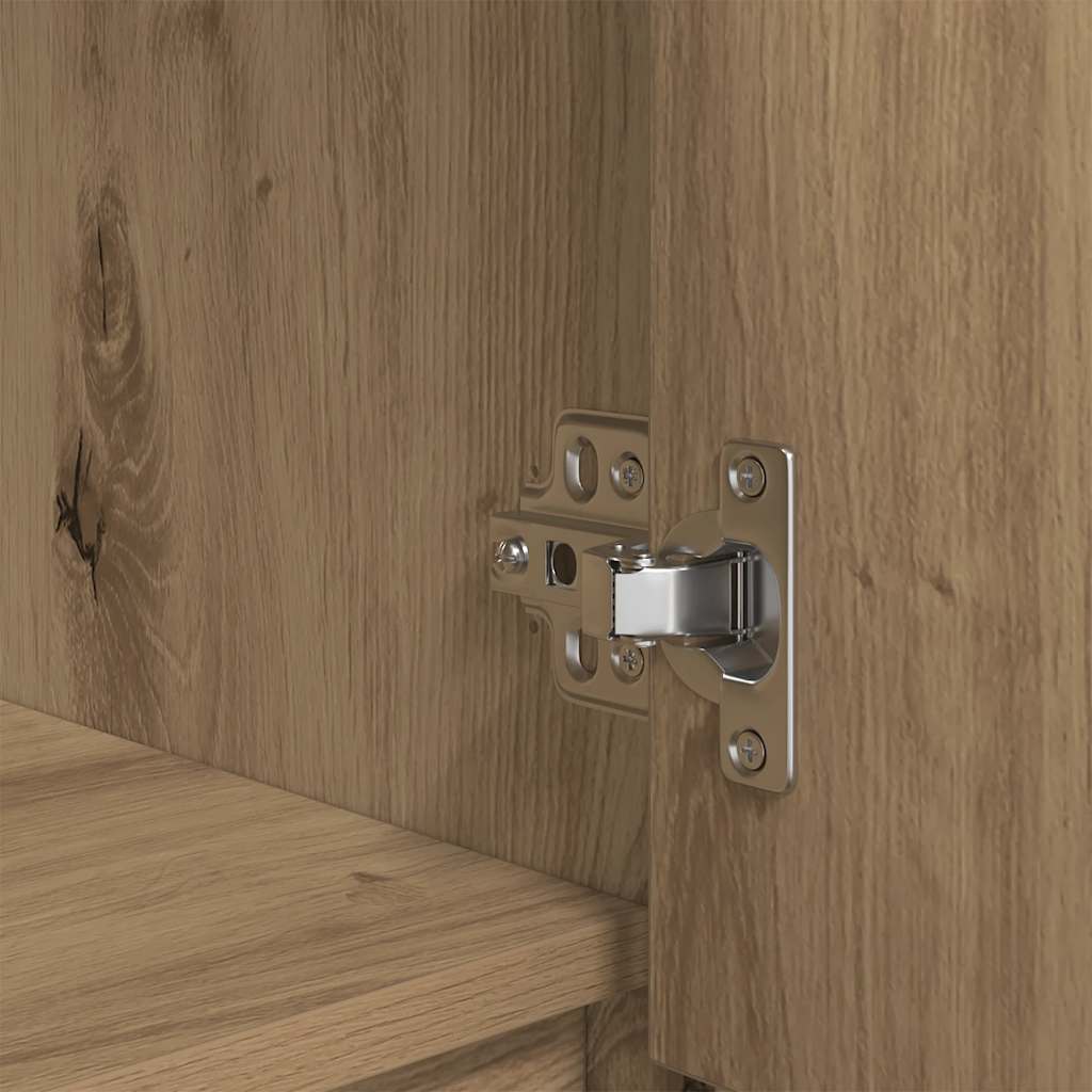 vidaXL Szafka z szufladą Artisan Oak 55,5x34x119,5 cm Drewno klejone