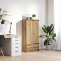 vidaXL Szafka z szufladą Artisan Oak 55,5x34x119,5 cm Drewno klejone
