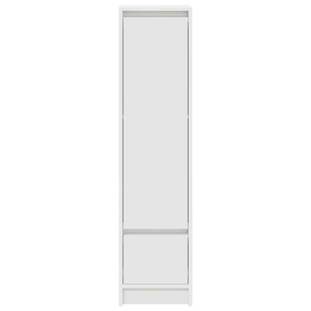 vidaXL Komoda biała 29,5x34x119,5 cm Drewno klejone