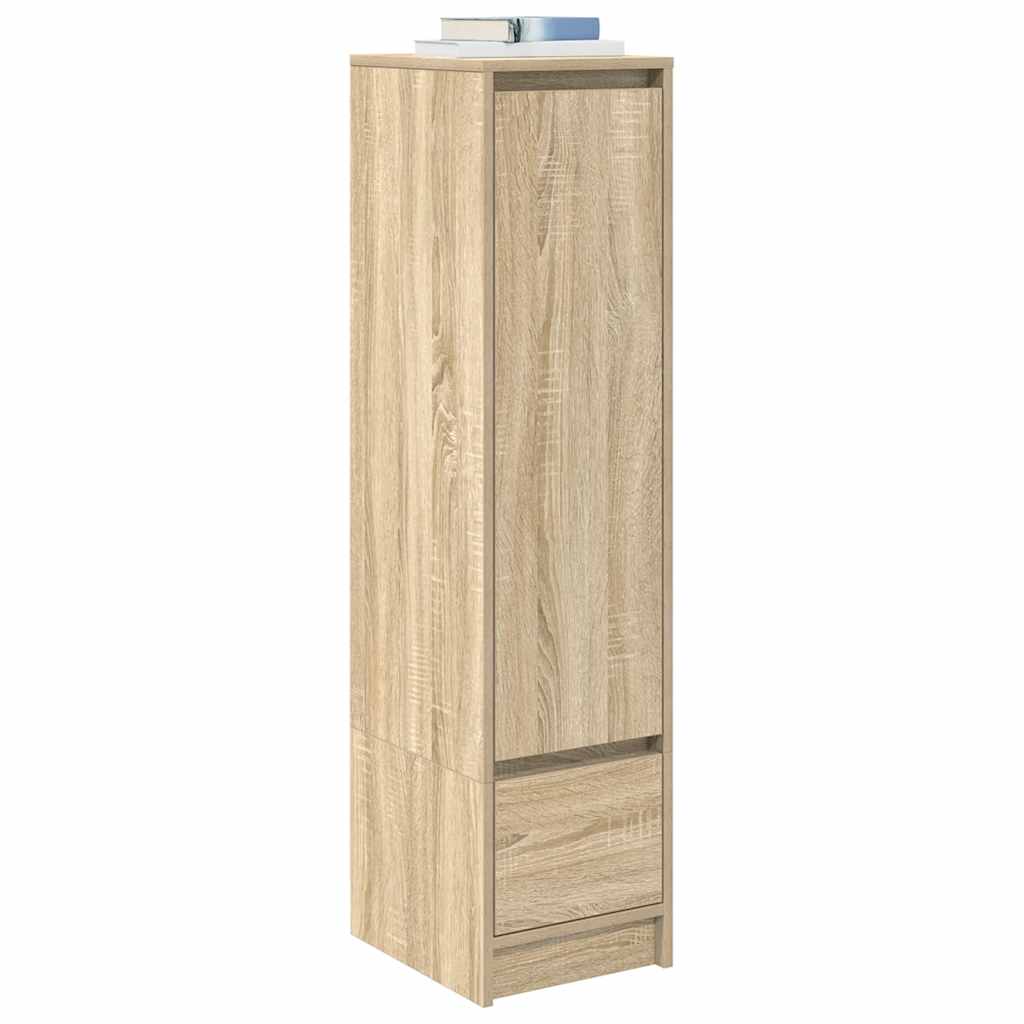 vidaXL Komoda Sonoma Oak 29,5x34x119,5 cm Drewno klejone
