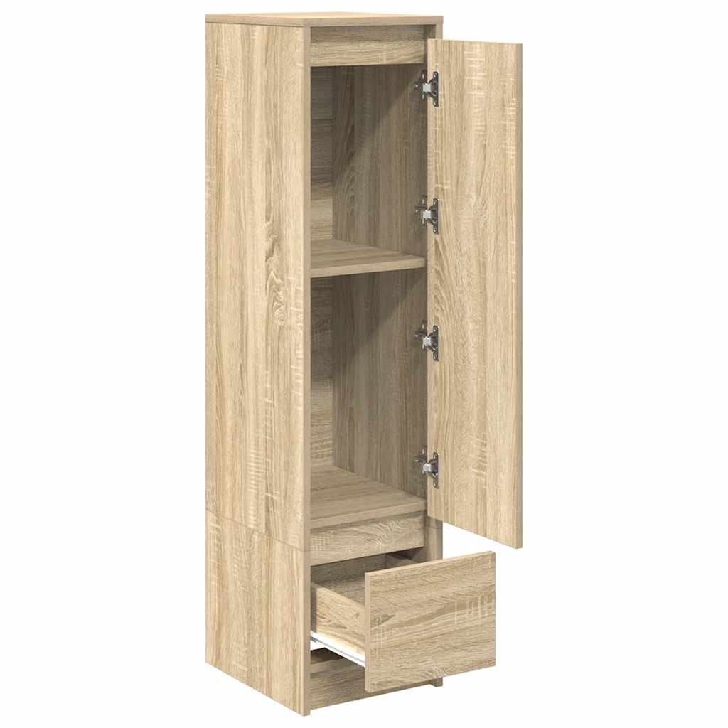 vidaXL Komoda Sonoma Oak 29,5x34x119,5 cm Drewno klejone