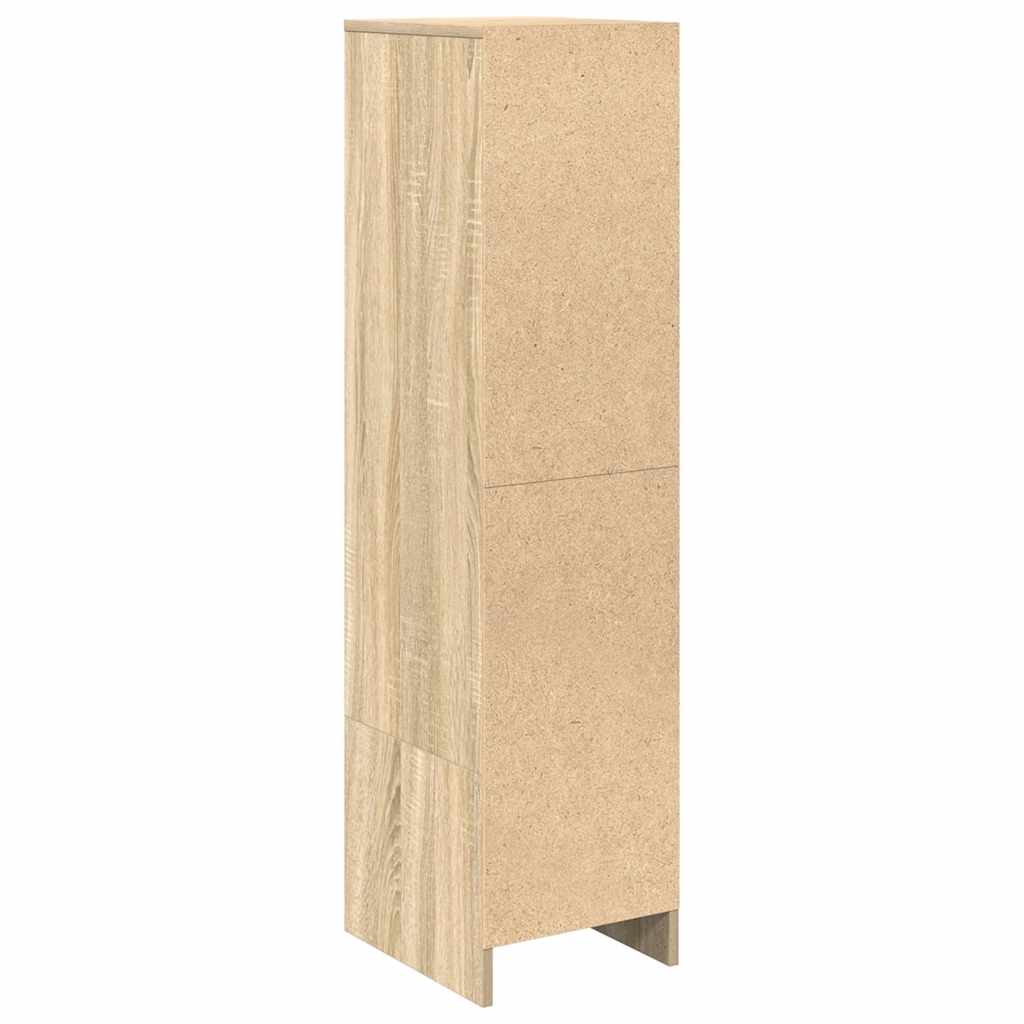 vidaXL Komoda Sonoma Oak 29,5x34x119,5 cm Drewno klejone