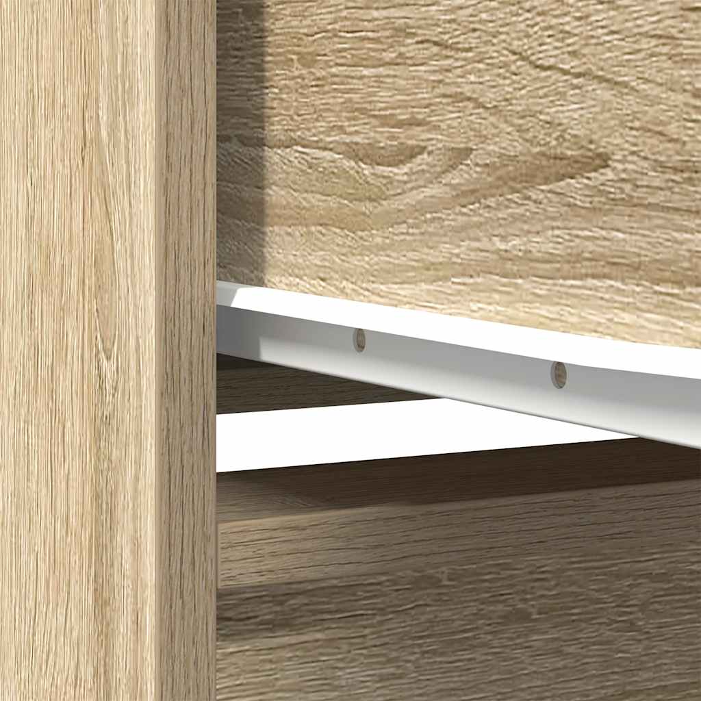 vidaXL Komoda Sonoma Oak 29,5x34x119,5 cm Drewno klejone