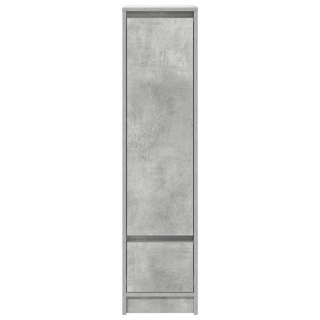 vidaXL Komoda betonowa szara 29,5x34x119,5 cm Drewno klejone