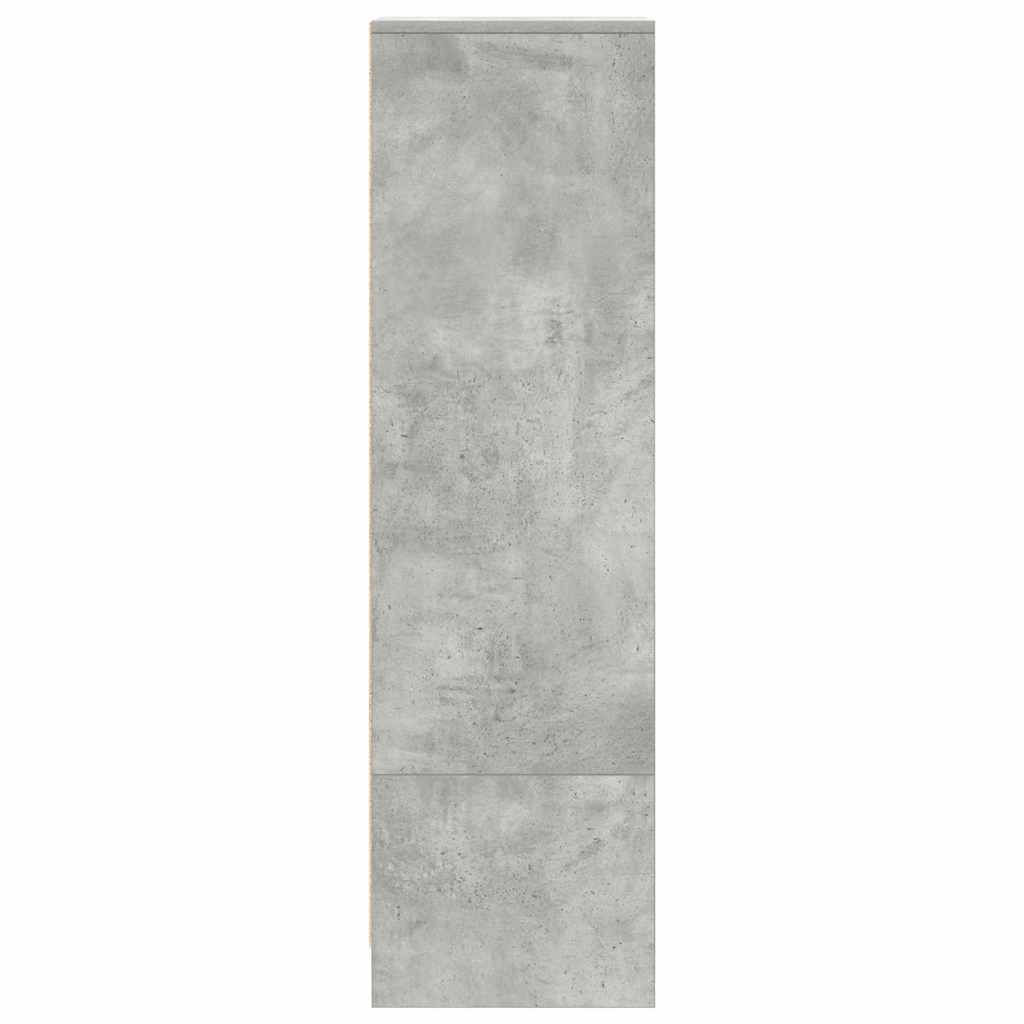 vidaXL Komoda betonowa szara 29,5x34x119,5 cm Drewno klejone