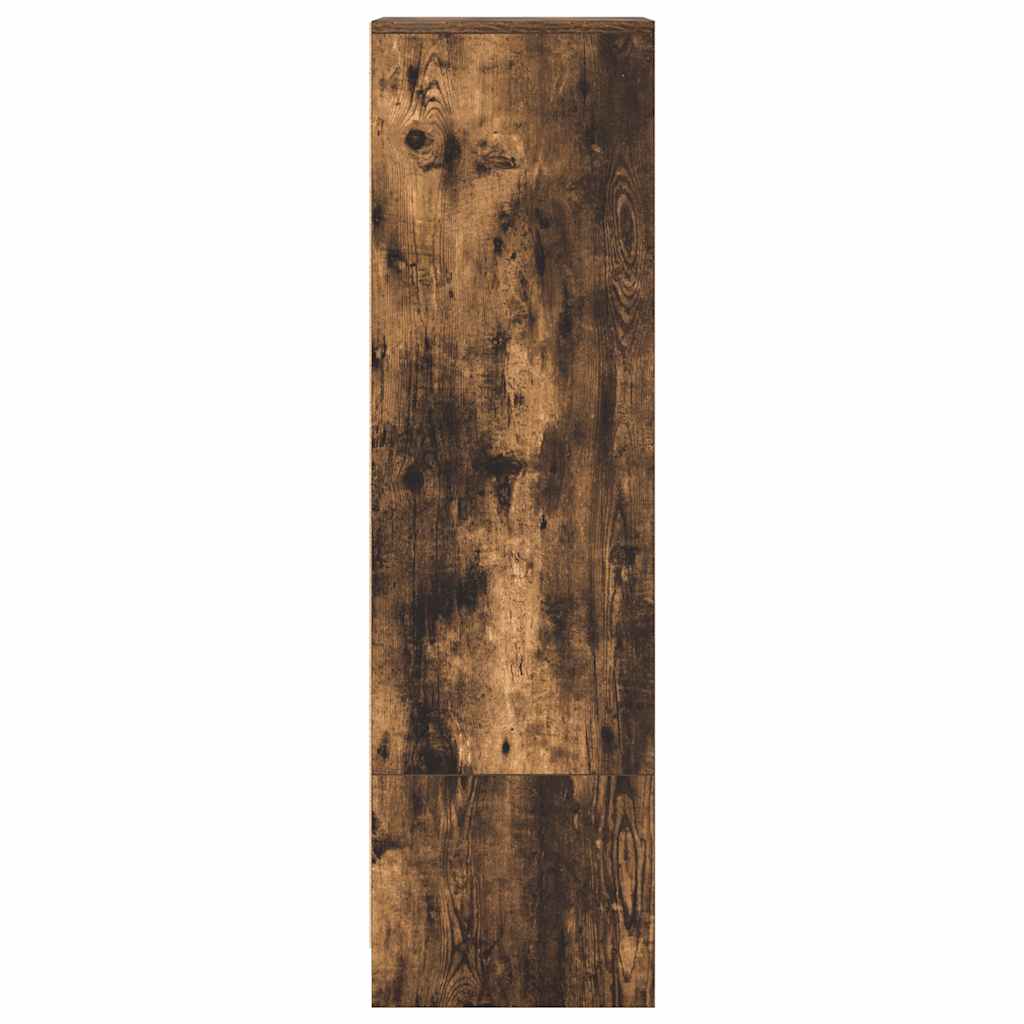 vidaXL Komoda z drewna klejonego dąb wędzony 29,5x34x119,5 cm