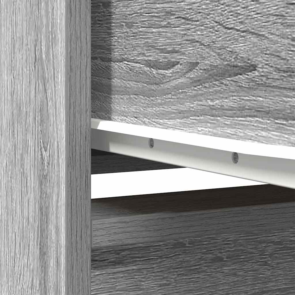 vidaXL Komoda Szara Sonoma 29,5x34x119,5 cm Drewno klejone