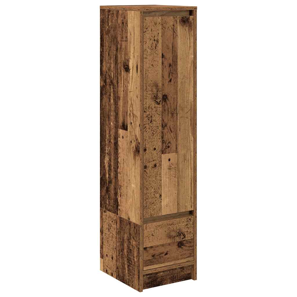 vidaXL Komoda Stare drewno 29,5x34x119,5 cm Drewno klejone
