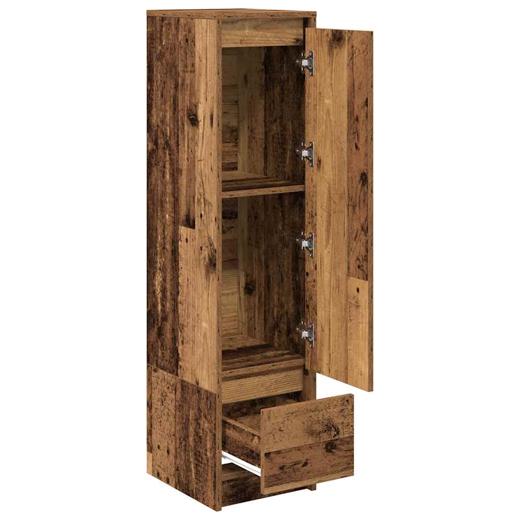 vidaXL Komoda Stare drewno 29,5x34x119,5 cm Drewno klejone