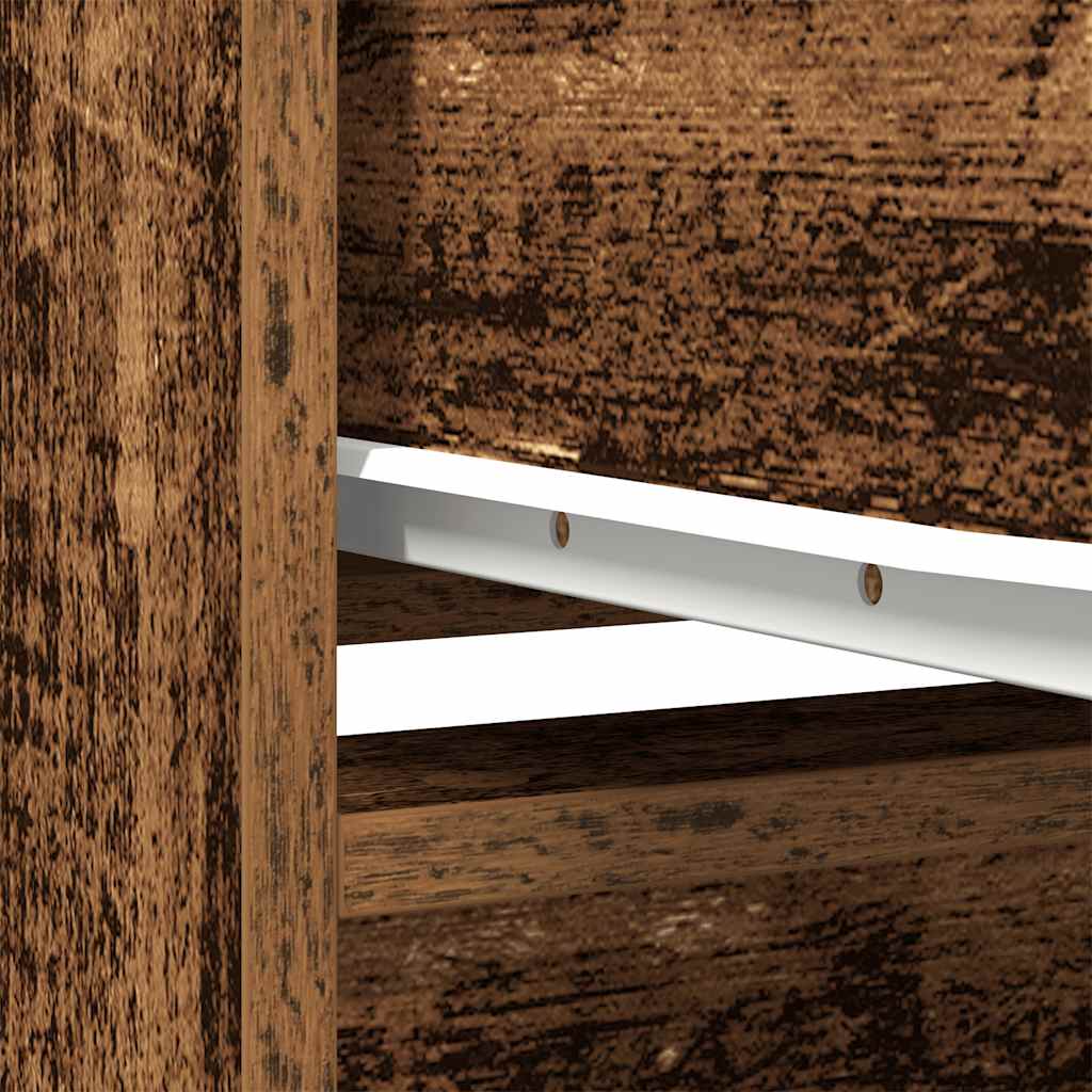 vidaXL Komoda Stare drewno 29,5x34x119,5 cm Drewno klejone
