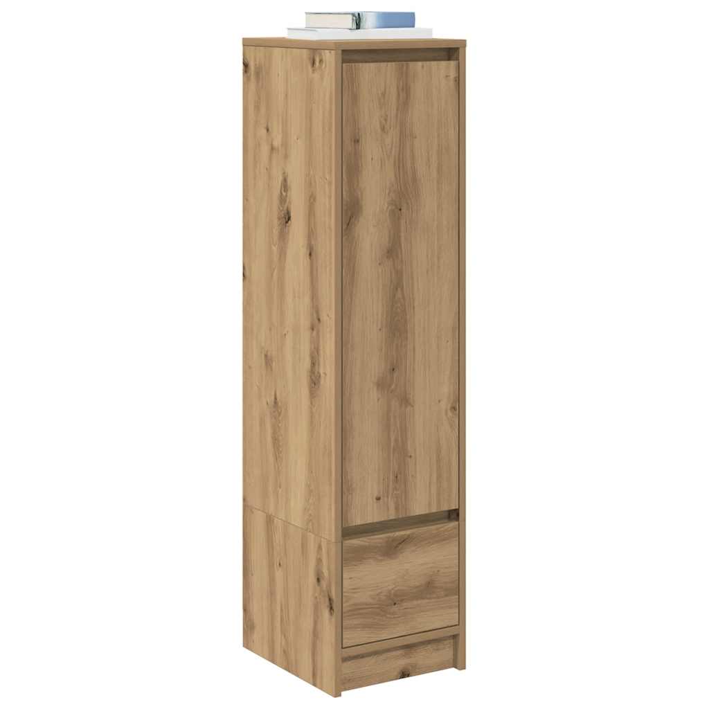 vidaXL Komoda Artisan Oak 29,5x34x119,5 cm Drewno klejone