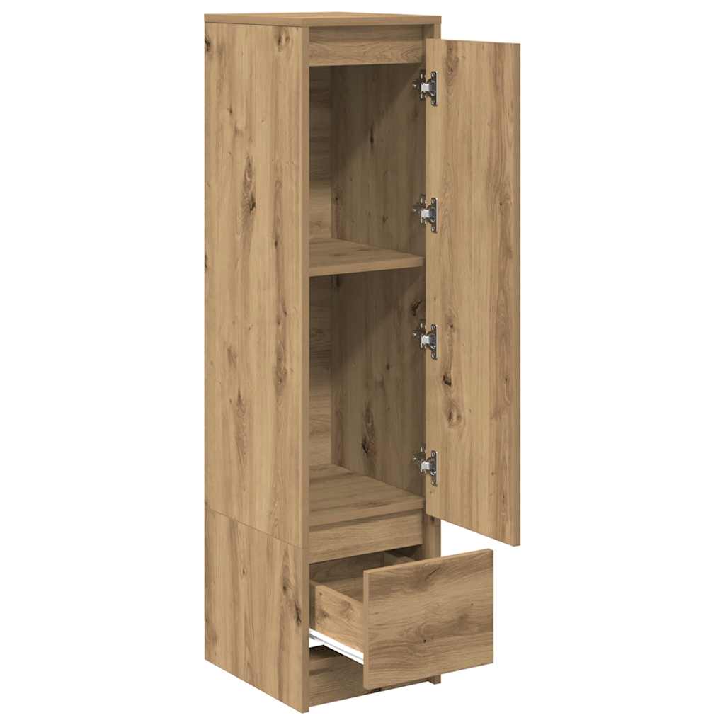 vidaXL Komoda Artisan Oak 29,5x34x119,5 cm Drewno klejone