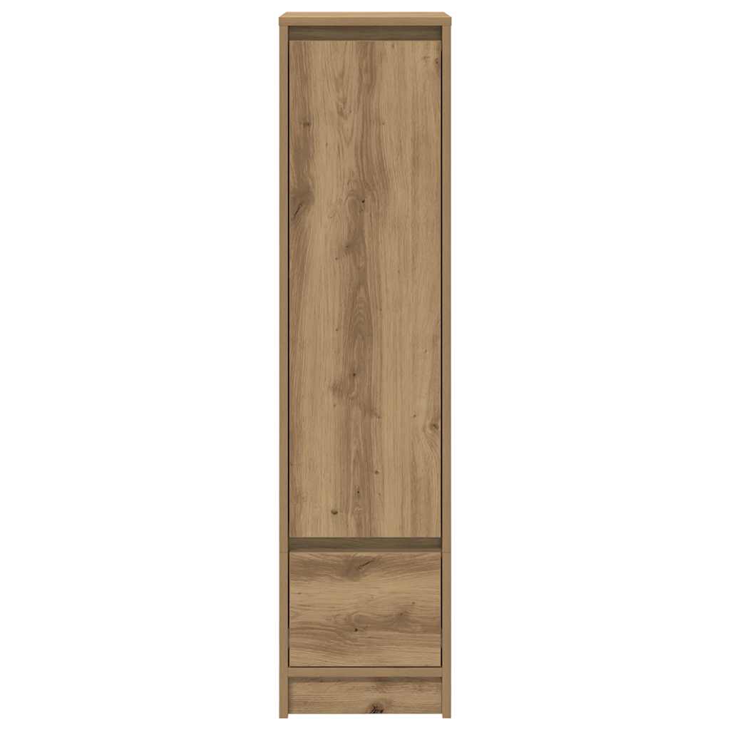 vidaXL Komoda Artisan Oak 29,5x34x119,5 cm Drewno klejone