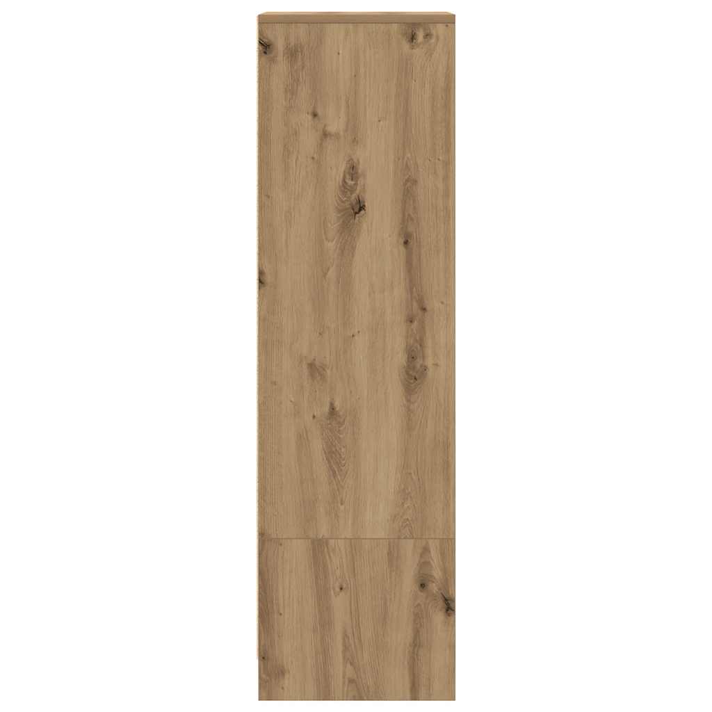vidaXL Komoda Artisan Oak 29,5x34x119,5 cm Drewno klejone