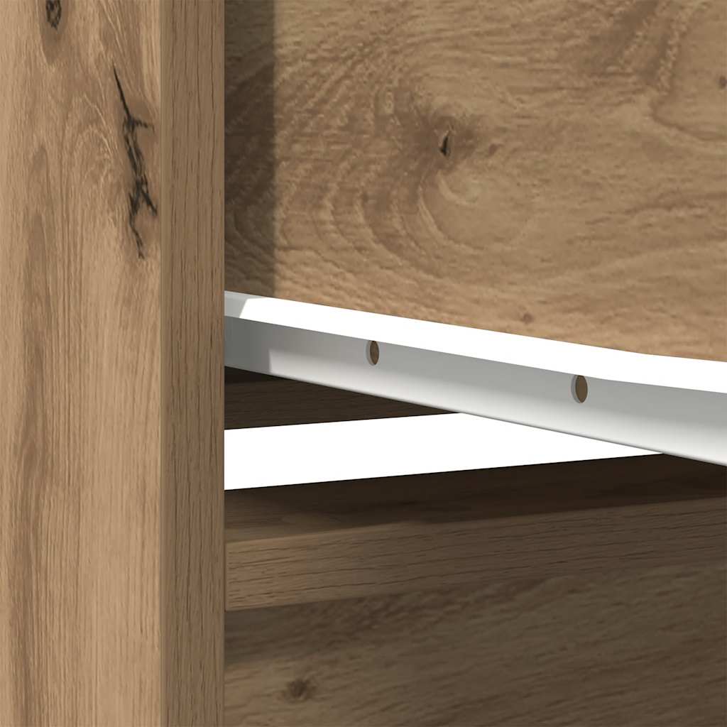 vidaXL Komoda Artisan Oak 29,5x34x119,5 cm Drewno klejone