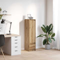 vidaXL Komoda Artisan Oak 29,5x34x119,5 cm Drewno klejone