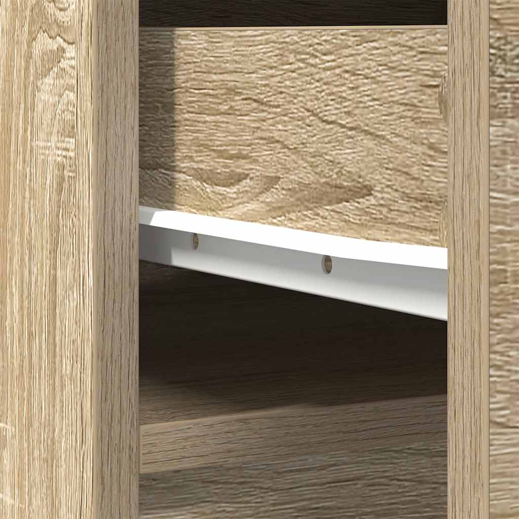 vidaXL Komoda Sonoma Oak 37,5x35x180 cm Drewno klejone