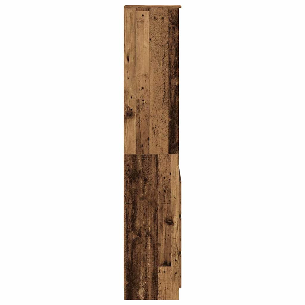 vidaXL Komoda Stara Drewno 37,5x35x180 cm Drewno klejone