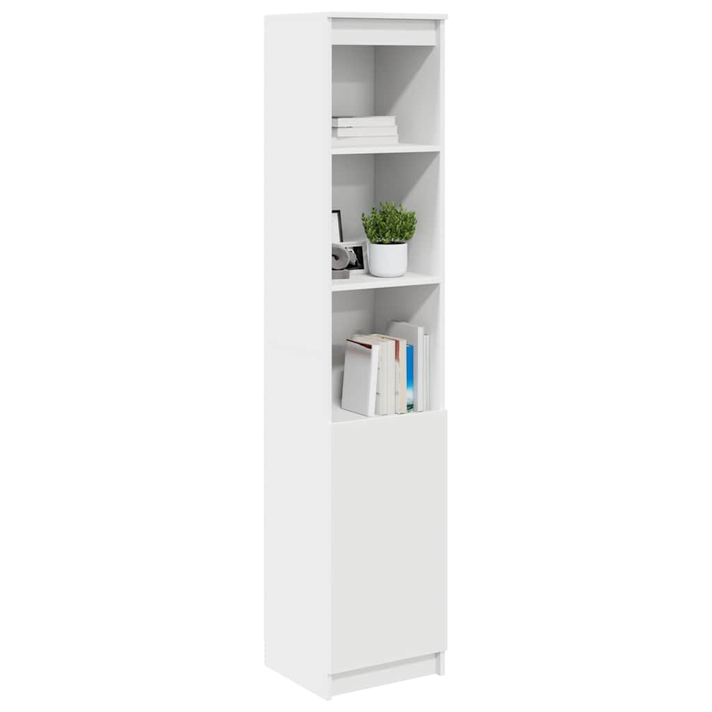 vidaXL Komoda biała 37,5x35x180 cm Drewno klejone