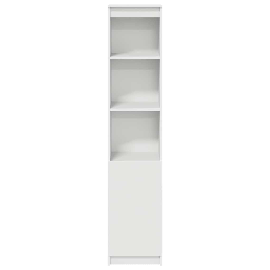 vidaXL Komoda biała 37,5x35x180 cm Drewno klejone