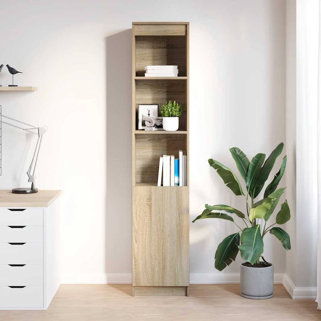 vidaXL Komoda Sonoma Oak 37,5x35x180 cm Drewno klejone