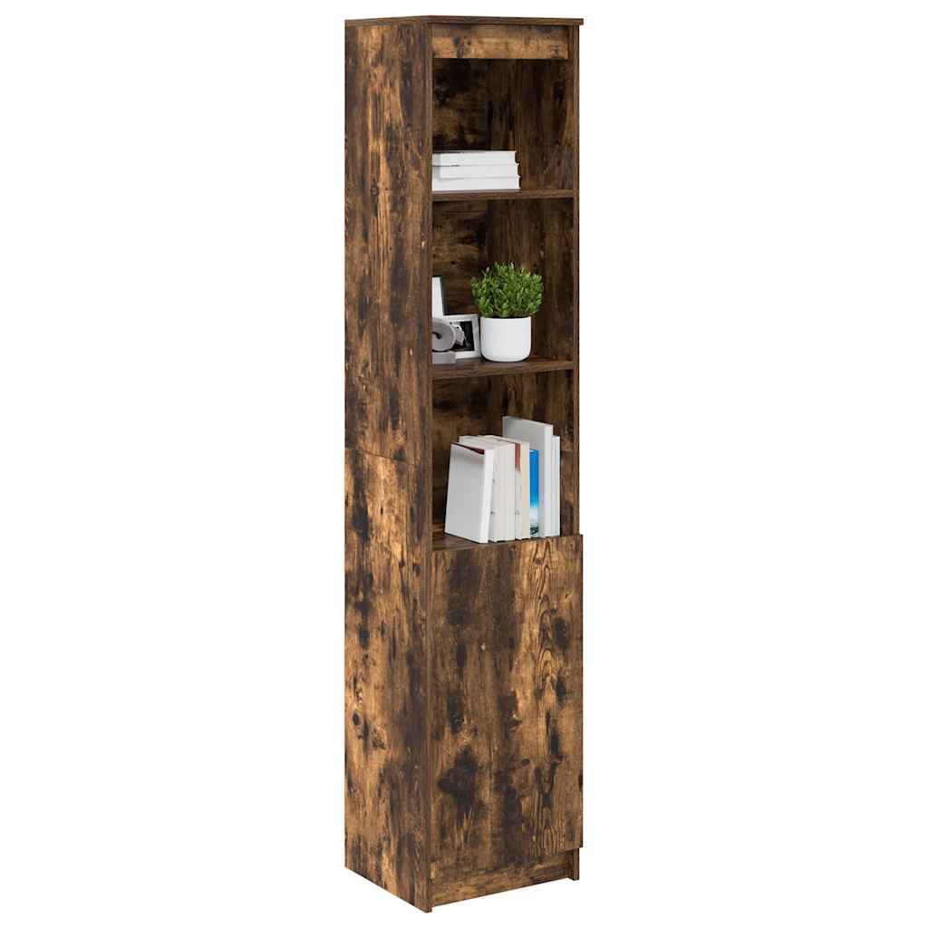 vidaXL Komoda z drewna klejonego dąb wędzony 37,5x35x180 cm