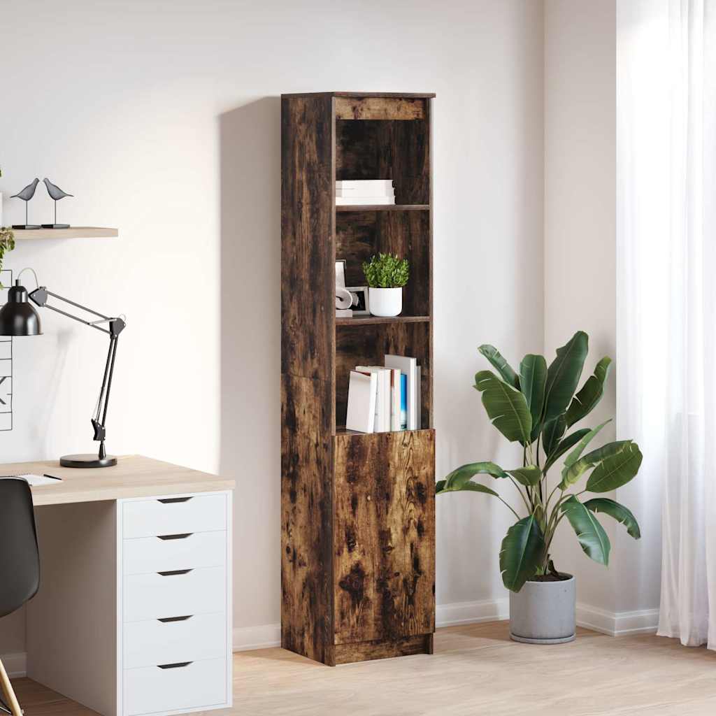 vidaXL Komoda z drewna klejonego dąb wędzony 37,5x35x180 cm