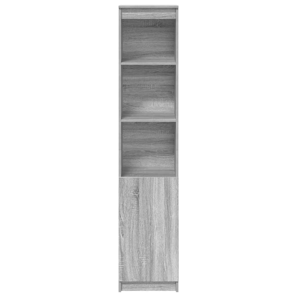 vidaXL Komoda Szara Sonoma 37,5x35x180 cm Drewno klejone