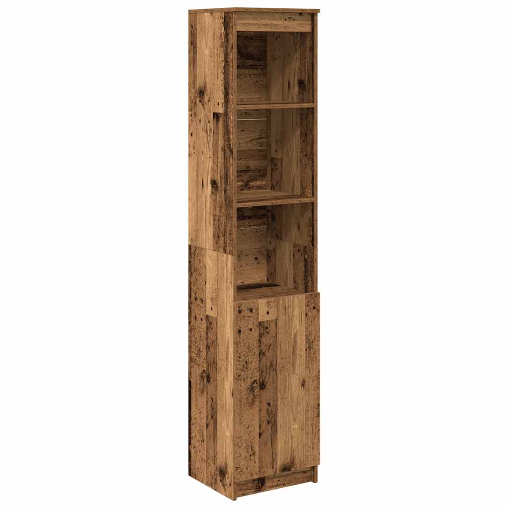 vidaXL Komoda Stara Drewno 37,5x35x180 cm Drewno klejone