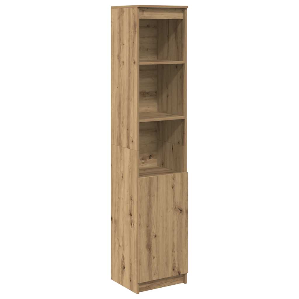 vidaXL Komoda Artisan Dąb 37,5x35x180 cm Drewno klejone