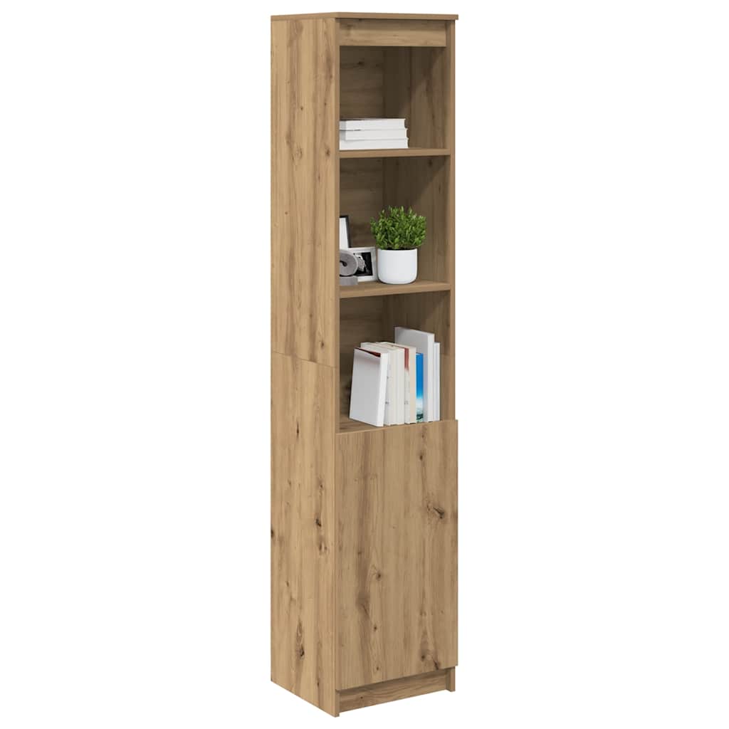 vidaXL Komoda Artisan Dąb 37,5x35x180 cm Drewno klejone