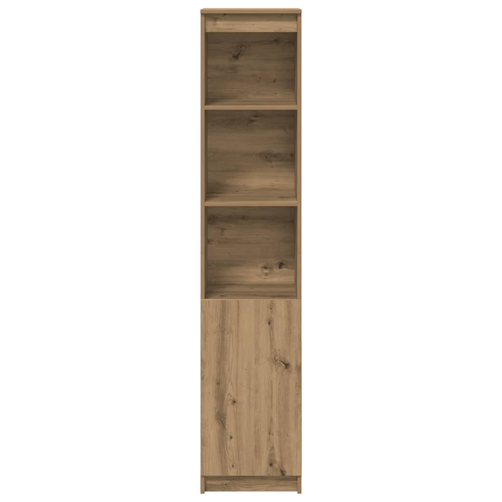 vidaXL Komoda Artisan Dąb 37,5x35x180 cm Drewno klejone