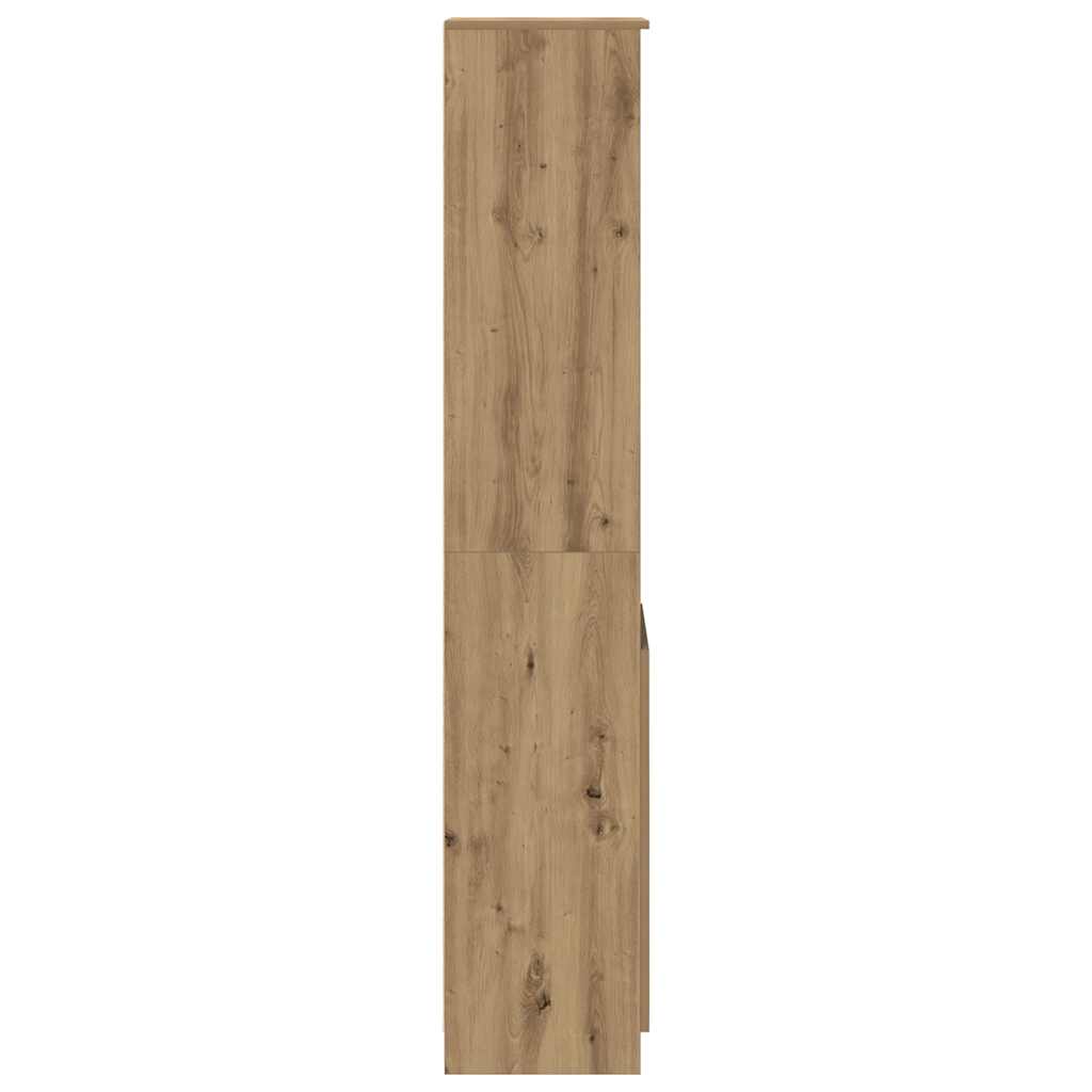 vidaXL Komoda Artisan Dąb 37,5x35x180 cm Drewno klejone