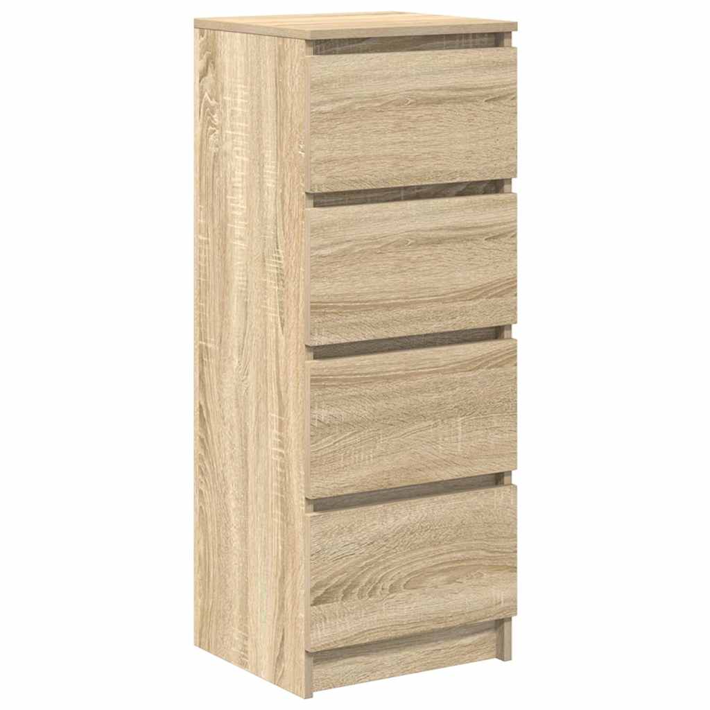 vidaXL Komoda Sonoma Oak 37,5x35x99 cm Drewno klejone