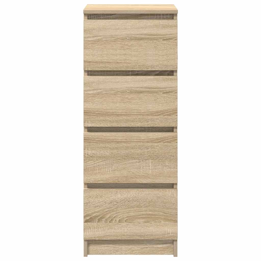 vidaXL Komoda Sonoma Oak 37,5x35x99 cm Drewno klejone