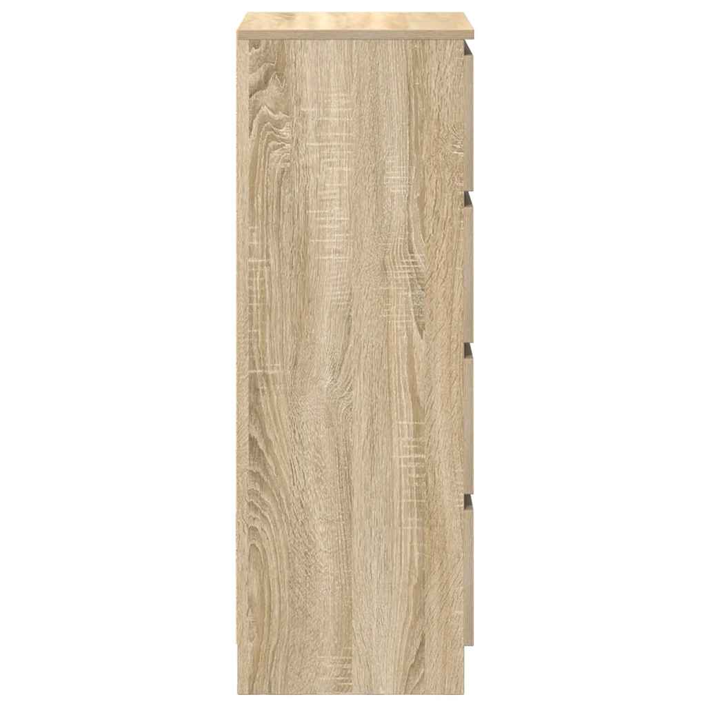 vidaXL Komoda Sonoma Oak 37,5x35x99 cm Drewno klejone