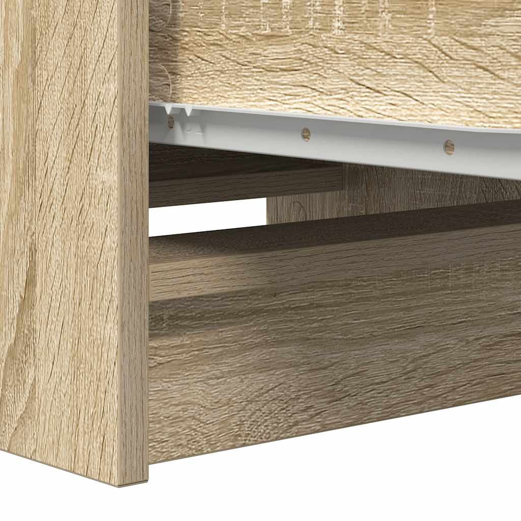 vidaXL Komoda Sonoma Oak 37,5x35x99 cm Drewno klejone