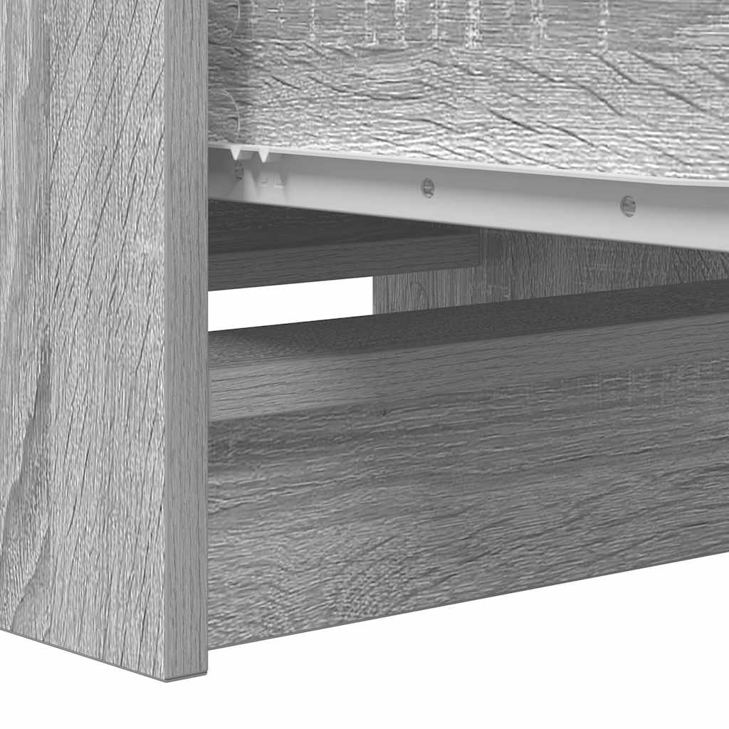vidaXL Komoda Szara Sonoma 37,5x35x99 cm Drewno klejone