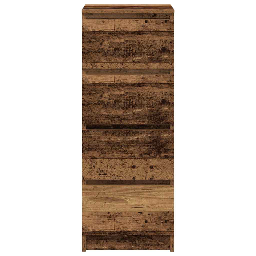 vidaXL Komoda Stare drewno 37,5x35x99 cm Drewno klejone
